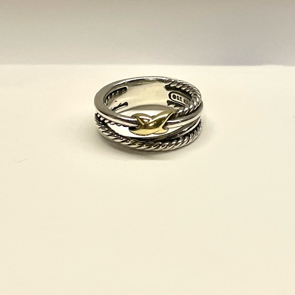 David Yurman Crossover X Ring Size 5